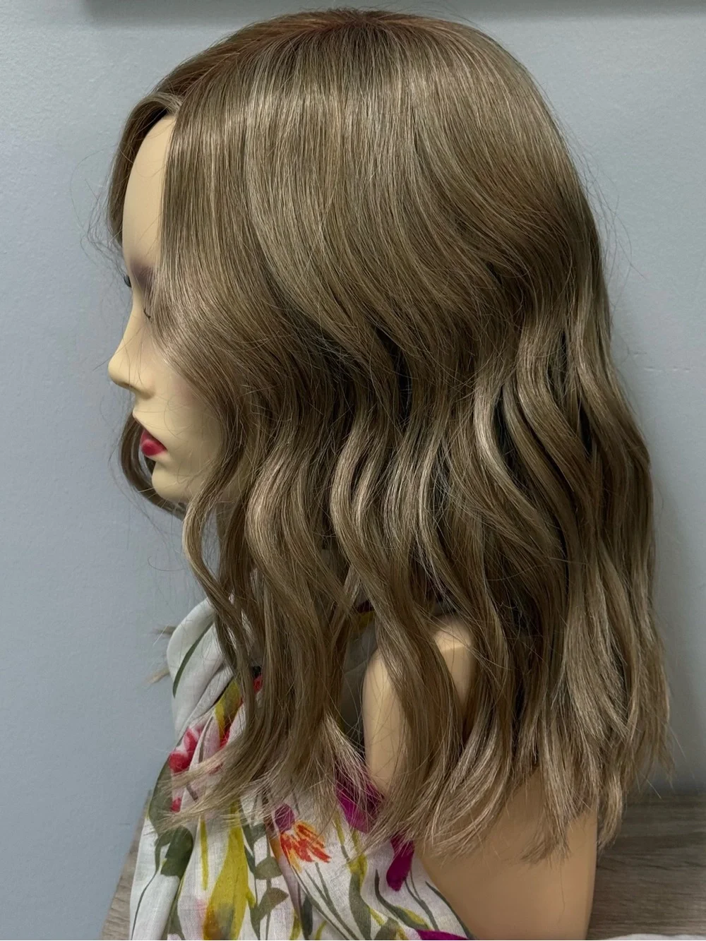 Gabor Wavy Synthetic Wig - Love Wave Lace front, buttered biscuit